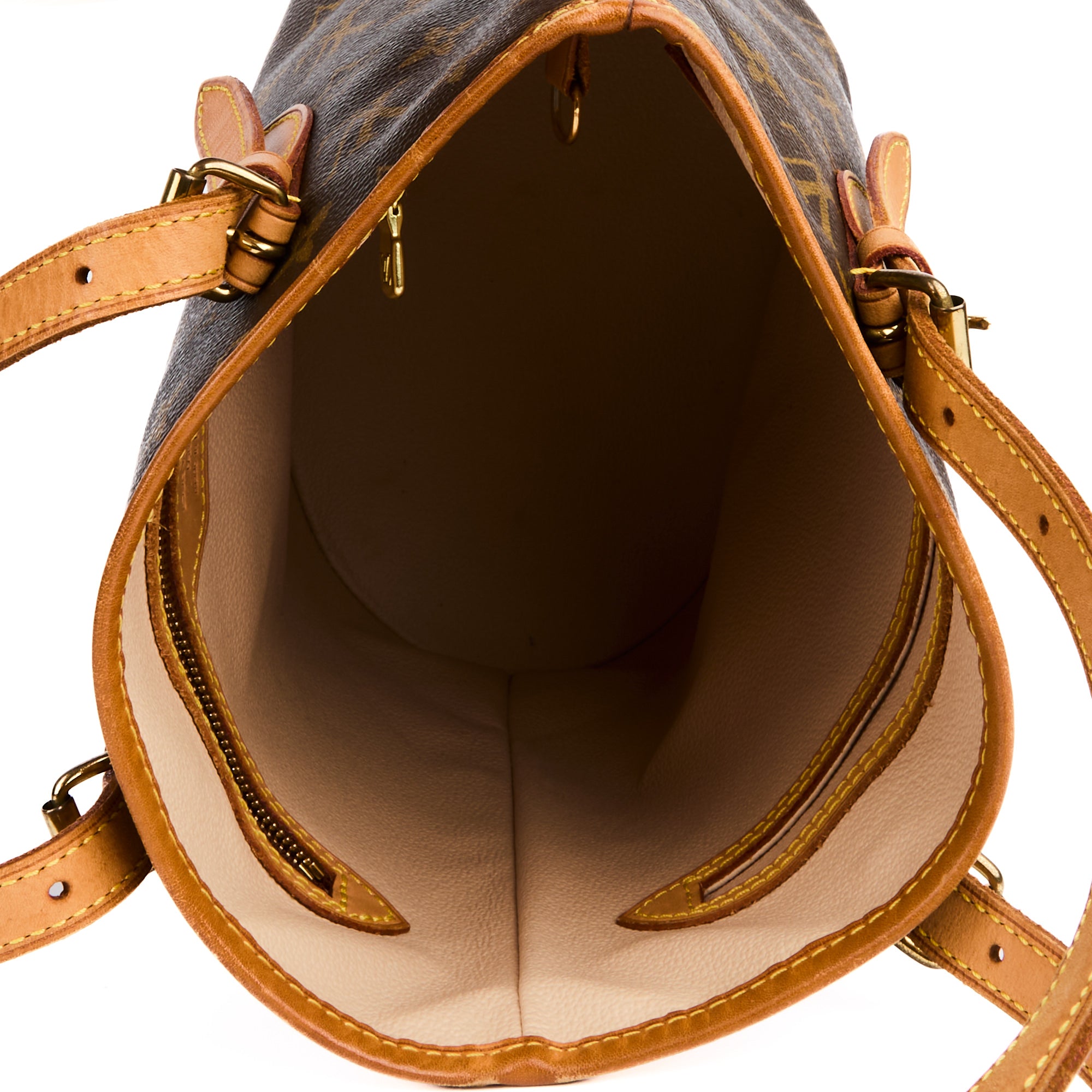 LOUIS VUITTON - Sac bandoulière Bucket en toile monogram - Handbag