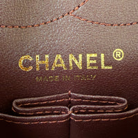 CHANEL - Sac Bandoulière 2.55 Medium cuir noir - Handbag