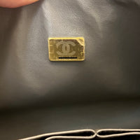 CHANEL - Classique Timeless small grey leather shoulder bag - Handbag