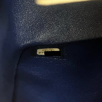 CHANEL - Small Classique Timeless shoulder bag in blue caviar leather - Handbag