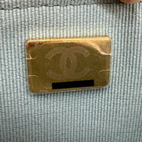 CHANEL - Wallet on chain shoulder bag 19 green blue leather - Handbag