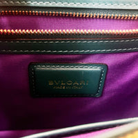 BVLGARI - Sac bandoulière Serpenti Forever cuir vert - Handbag