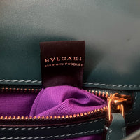 BVLGARI - Sac bandoulière Serpenti Forever cuir vert - Handbag