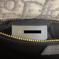 DIOR - Sac bandoulière Montaigne 30 toile monogramme oblique gris - Handbag
