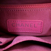 CHANEL - Sac à main Gabrielle Small cuir fuchsia - Handbag