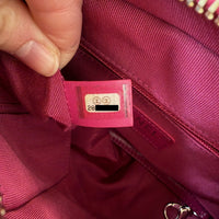CHANEL - Sac à main Gabrielle Small cuir fuchsia - Handbag