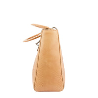 DIOR - Sac bandoulière Lady Dior Large cuir python beige - Handbag