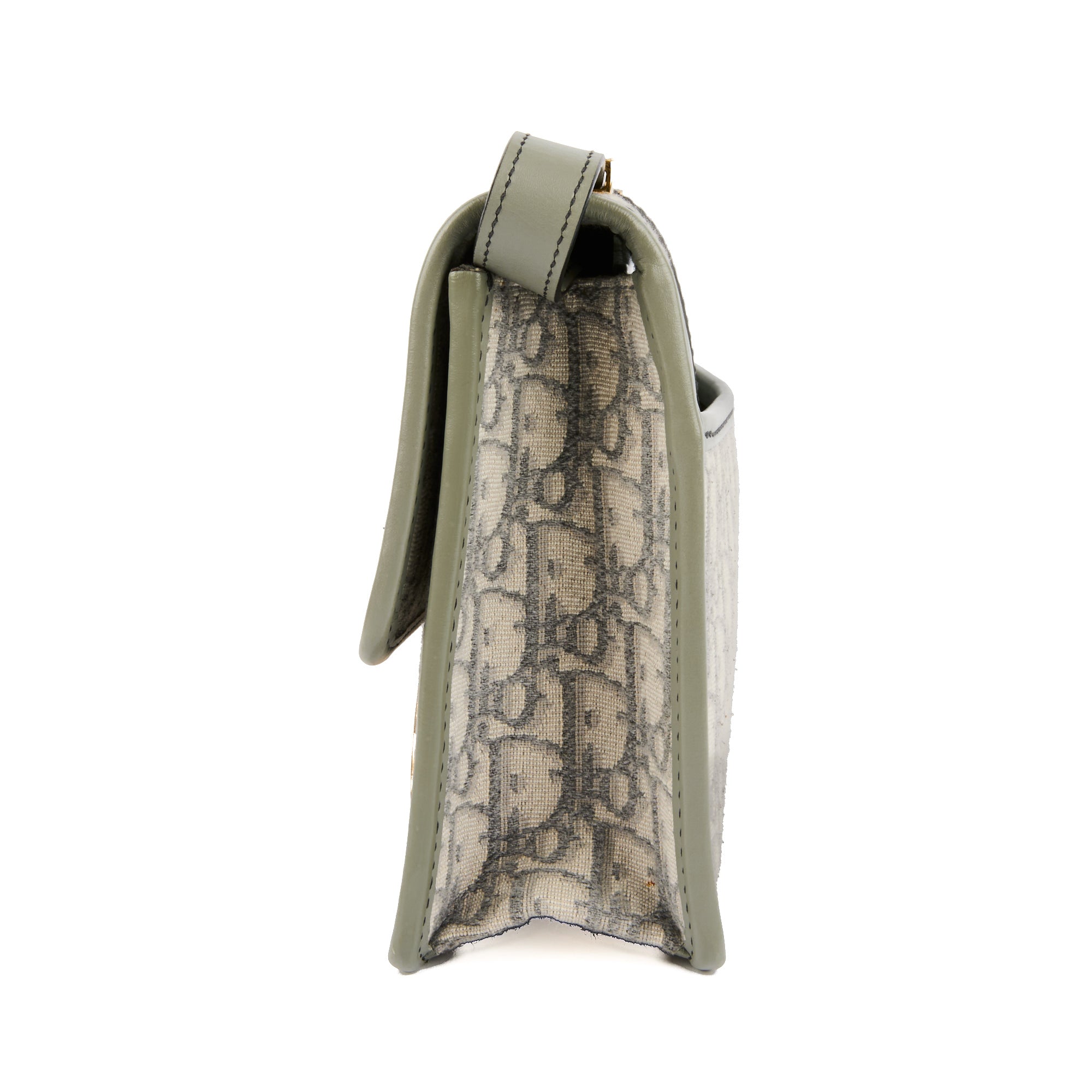 DIOR - Sac bandoulière Montaigne 30 toile monogramme oblique gris - Handbag