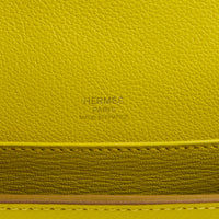 HERMES - Sac bandoulière Roulis 18 cuir veau Evercolor Lime - Shoulder Handbag