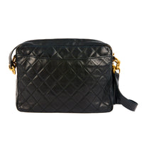 CHANEL – Sac bandoulière Caméra vintage cuir bleu marine - Handbag