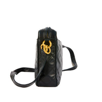 CHANEL – Sac bandoulière Caméra vintage cuir bleu marine - Handbag