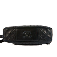 CHANEL – Sac bandoulière Caméra vintage cuir bleu marine - Handbag