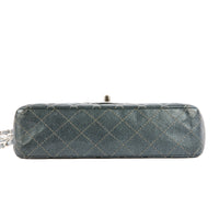 CHANEL - Sac bandoulière Timeless Medium 11.12 cuir caviar argenté - Handbag