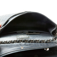 CHANEL - Sac bandoulière Timeless Medium 11.12 cuir caviar argenté - Handbag
