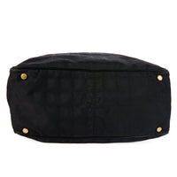 CHANEL - Sac à main Tote Travel Line toile noir - Tote Handbag