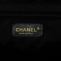 CHANEL - Sac à main Tote Travel Line toile noir - Tote Handbag