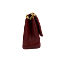 CHANEL - 2.55 Jumbo chevron leather red handbag - Shoulder Handbag