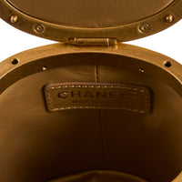 CHANEL - Sac bandoulière Crown box small cuir noir - Handbag