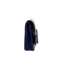 CHANEL - Sac bandoulière Wallet on Chain cuir vernis bleu marine - Shoulder Handbag