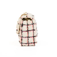 CHANEL - Sac bandoulière Mini Timeless tweed & sequins tricolore - Handbag