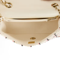 CHANEL - Sac bandoulière Mini Timeless tweed & sequins tricolore - Handbag