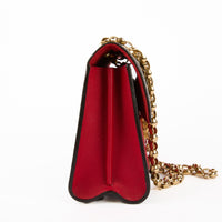 LOUIS VUITTON - Victoire shoulder bag Monogram canvas red leather - Handbag