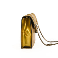BVLGARI - Sac bandoulière Serpenti Forever cuir galuchat doré - Handbag