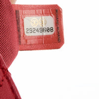 CHANEL - Sac bandoulière Top Handle In The Loop cuir rouge - Handbag