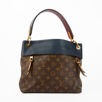 LOUIS VUITTON - Tuileries Monogram canvas blue leather handbag - Handbag