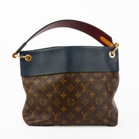 LOUIS VUITTON - Tuileries Monogram canvas blue leather handbag - Handbag