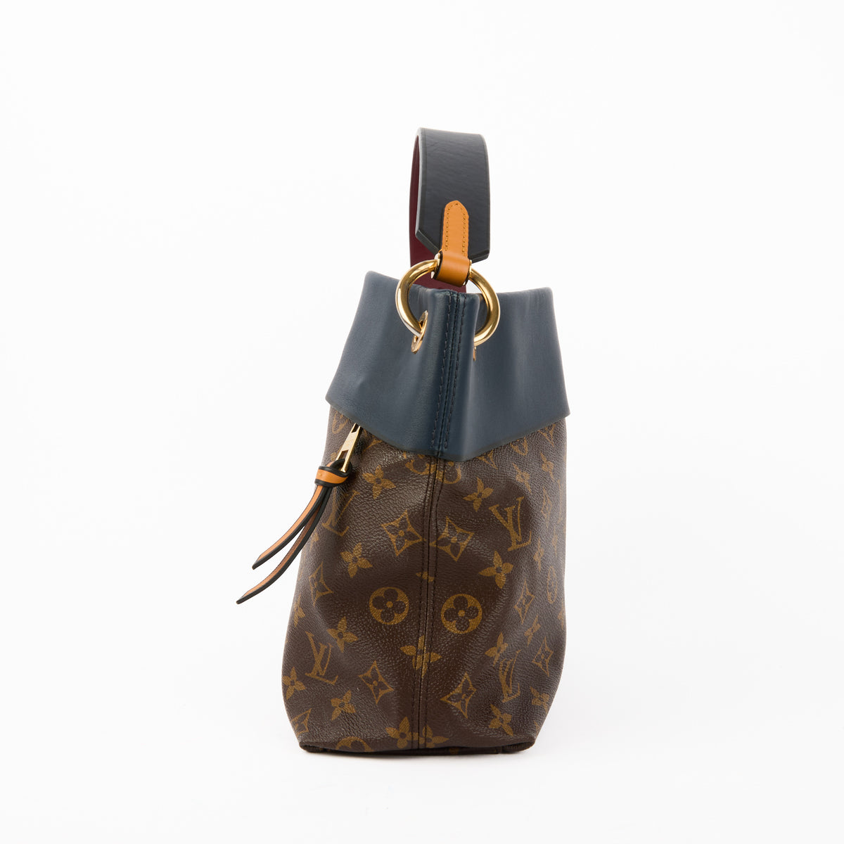 LOUIS VUITTON - Tuileries Monogram canvas blue leather handbag - Handbag