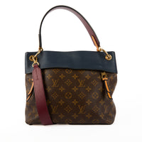 LOUIS VUITTON - Tuileries Monogram canvas blue leather handbag - Handbag