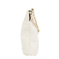 CHANEL - Sac bandoulière Chanel 22 Large cuir blanc  - Handbag