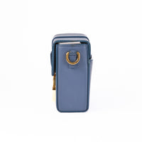 DIOR - Montaigne 30 Box blue leather handbag
