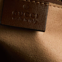 GUCCI - Sac bandoulière Horsebit 1955 toile GG Guccissima marron - Handbag