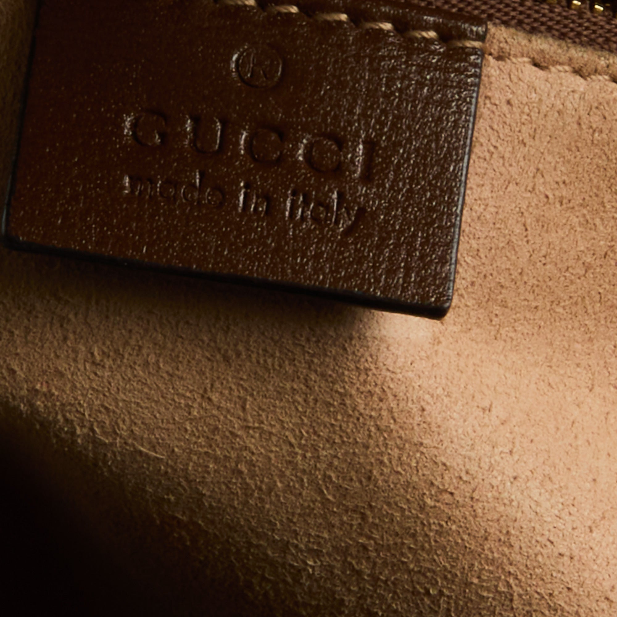 GUCCI - Sac bandoulière Horsebit 1955 toile GG Guccissima marron - Handbag