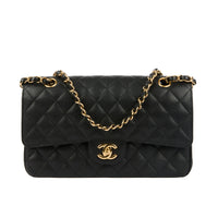 CHANEL - Sac bandoulière Timeless Classique 11.12 cuir caviar noir - Hand bag