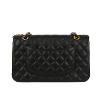 CHANEL - Sac bandoulière Timeless Classique 11.12 cuir caviar noir - Hand bag