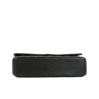 CHANEL - Sac bandoulière Timeless Classique 11.12 cuir caviar noir - Hand bag