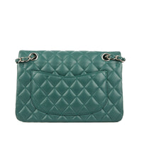 CHANEL - Small Classique Timeless shoulder bag in blue caviar leather - Handbag