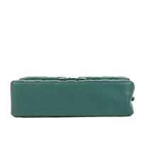 CHANEL - Small Classique Timeless shoulder bag in blue caviar leather - Handbag