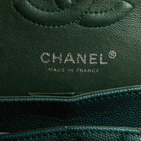 CHANEL - Small Classique Timeless shoulder bag in blue caviar leather - Handbag