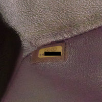 CHANEL - Maxi Jumbo 2.55 silver leather shoulder bag - Handbag