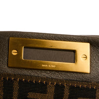 FENDI - Sac à main Peekaboo Large cuir marron - Hand bag