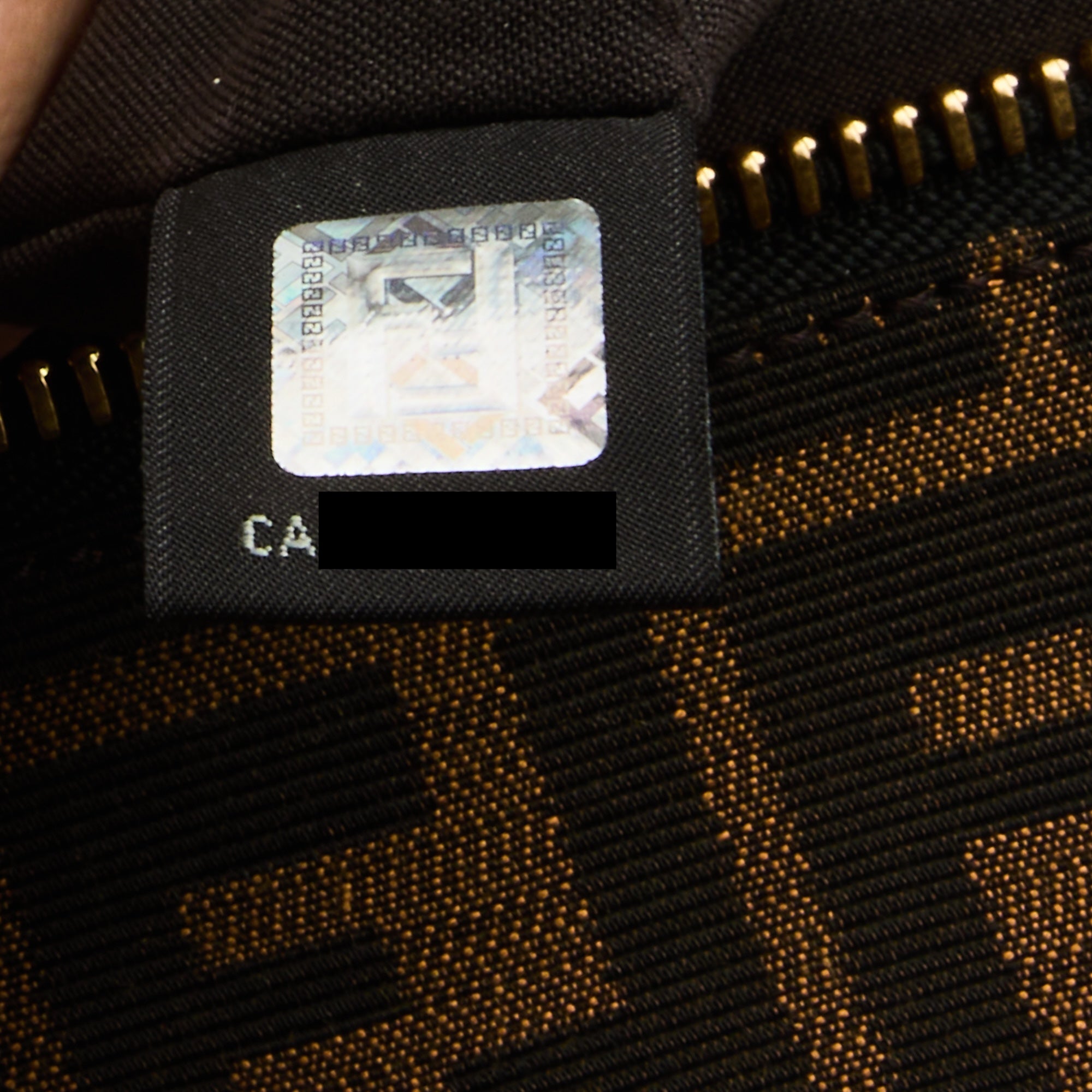 FENDI - Sac à main Peekaboo Large cuir marron - Hand bag