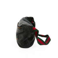 GUCCI - Sac à main banane ceinture Logo GG bande web cuir noir - Belt Handbag