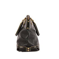 LOUIS VUITTON - Lockit black leather handbag