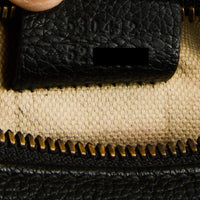 GUCCI - Sac à main banane ceinture Logo GG bande web cuir noir - Belt Handbag