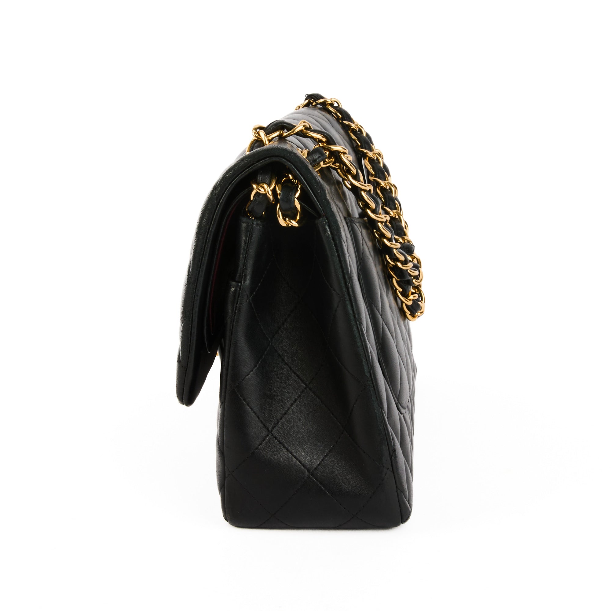 CHANEL - Sac bandoulière Jumbo Timeless classique cuir noir - Handbag