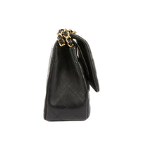 CHANEL - Sac bandoulière Jumbo Timeless classique cuir noir - Handbag